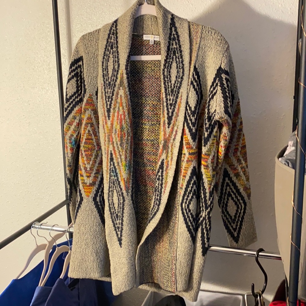 ☕️Soft, comfy, open-front sweater☕️